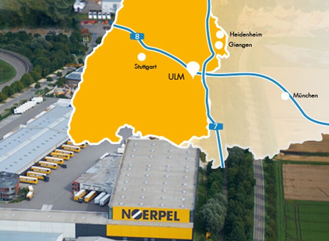 Logistikzentrum in Ulm, nahe Neu-Ulm