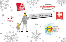 Frohe Weihnachten Spenden Banner