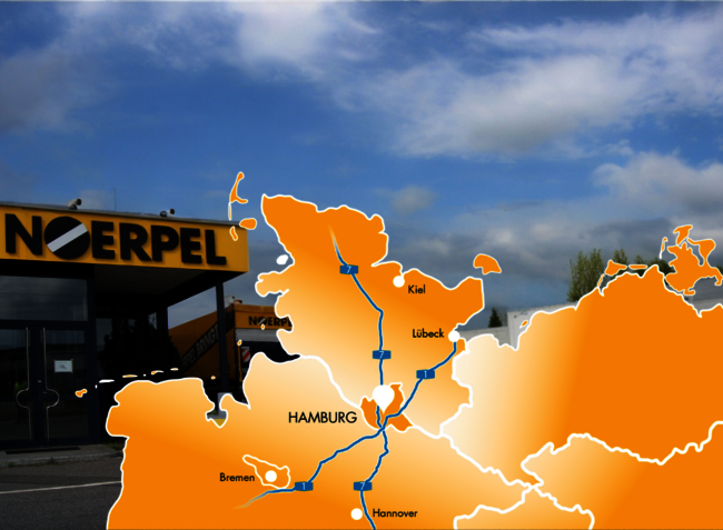 Spedition bei Bremen, Kiel, Lüneburg, Bremerhaven und Lübeck