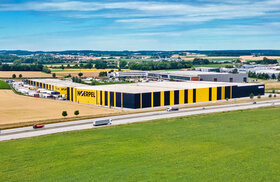 Standort Odelzhausen Lagerhalle Luftaufnahme