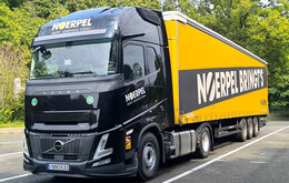 Gelber Noerpel LKW Vilnius