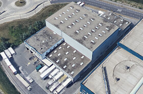 Wiener Neudorf Lagerhalle Luftaufnahme
