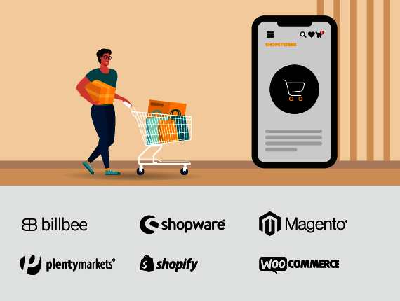 Ihr Webshop – transparent angebunden: